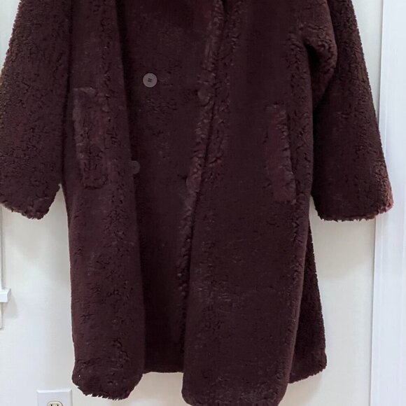 Apparis Daryna Coat in Espresso Color Size L - Picture 6 of 12